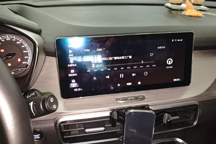 Used Geely Auto Coolray 2019 260T DCT Knight China VI Standard Audio And AC Panel