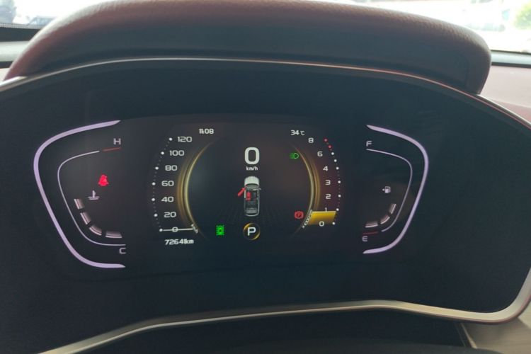 Used Geely Auto Coolray 2019 Sport Version 260T DCT Battle China VI Standard Instrument Cluster