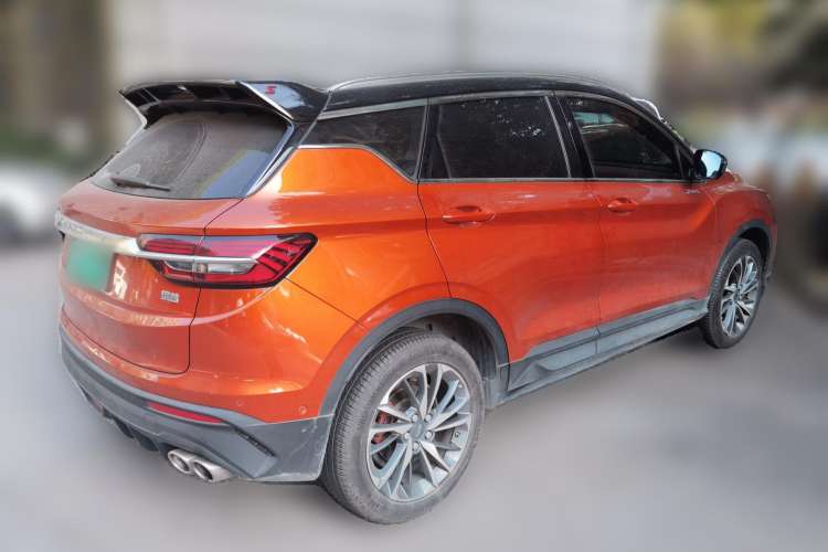 Used Geely Auto Coolray 2019 Sport Version 260T DCT Battle China VI Standard Rear Right 45 Deg