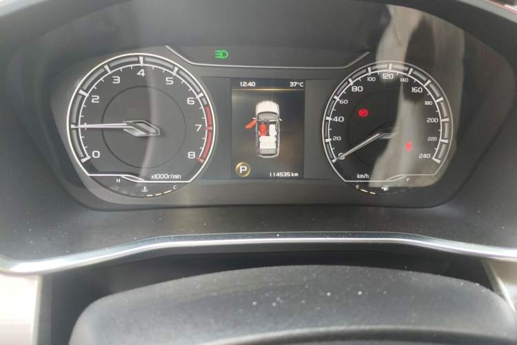 Used Geely Auto Coolray 2019 260T DCT Knight China VI Standard Odometer Close Up
