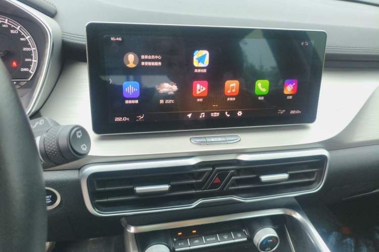 Used Geely Auto Coolray 2019 260T DCT Knight China V Standard Audio And AC Panel