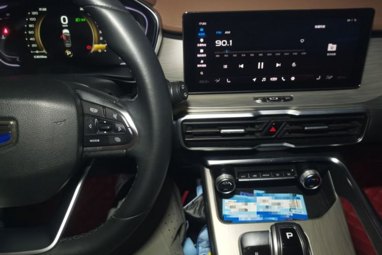 Used Geely Auto Coolray 2019 260T DCT Explorer China V Standard Audio And AC Panel