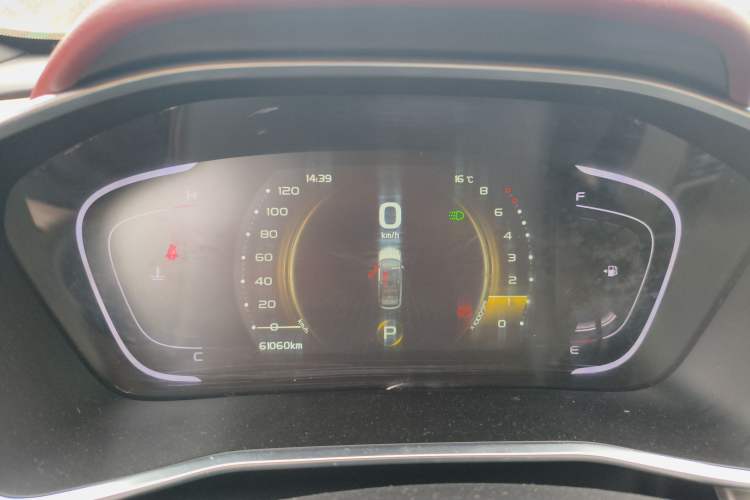 Used Geely Auto Coolray 2019 Sport Model 260T DCT Patrol China V Standard Instrument Cluster