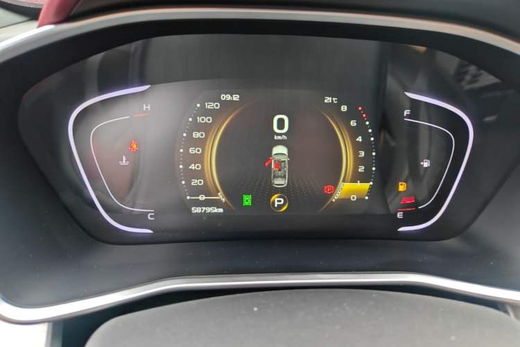 Used Geely Auto Coolray 2019 Sport Model 260T DCT Battle China V Standard Instrument Cluster