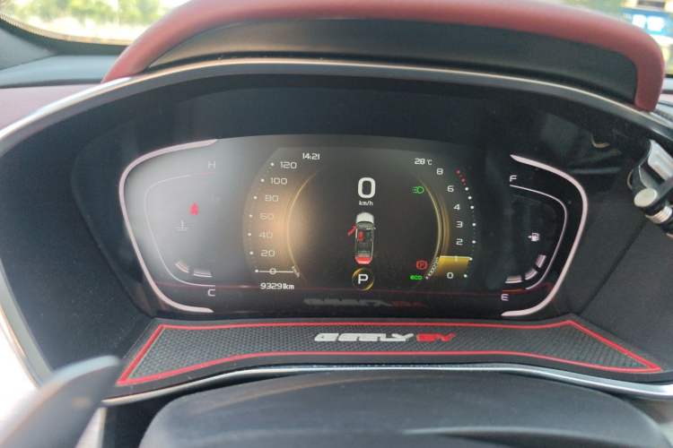 Used Geely Auto Coolray 2019 Sport Model 260T DCT Battle China V Standard Instrument Cluster