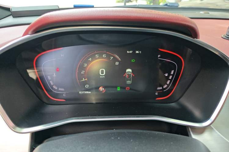 Used Geely Auto Coolray 2019 Sport Model 260T DCT Battle China V Standard Instrument Cluster