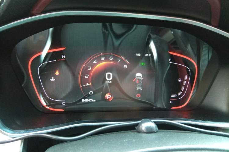 Used Geely Auto Coolray 2019 Sport Model 260T DCT Patrol China V Standard Instrument Cluster