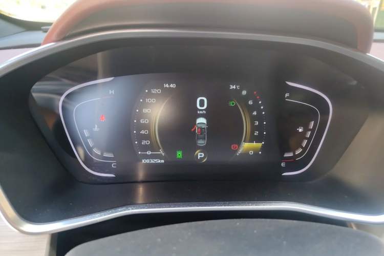 Used Geely Auto Coolray 2019 Sport Model 260T DCT Battle China V Standard Instrument Cluster