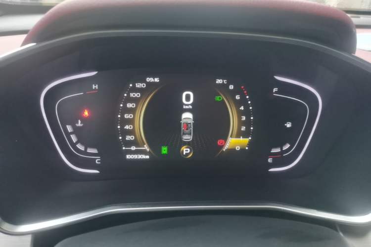 Used Geely Auto Coolray 2019 Sport Model 260T DCT Battle China V Standard Instrument Cluster