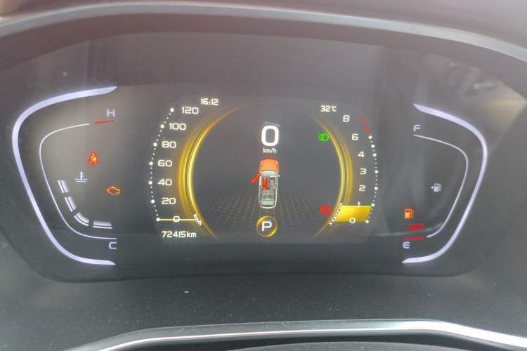 Used Geely Auto Coolray 2019 260T DCT Explorer China VI Standard Instrument Cluster