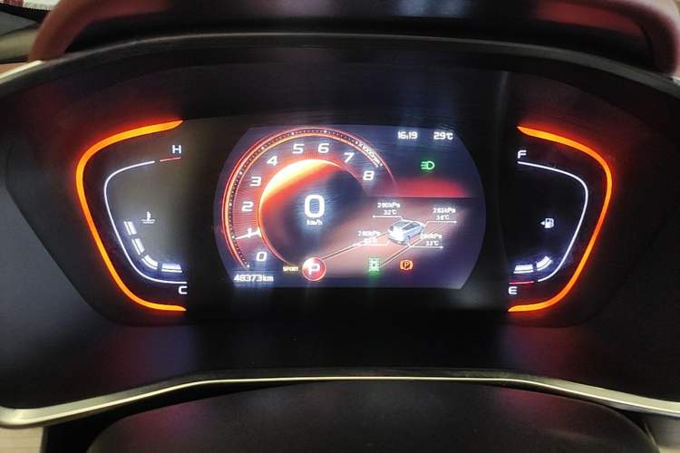 Used Geely Auto Coolray 2019 Sport Version 260T DCT Battle China VI Standard Instrument Cluster