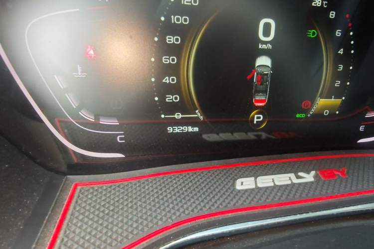 Used Geely Auto Coolray 2019 Sport Model 260T DCT Battle China V Standard Odometer Close Up