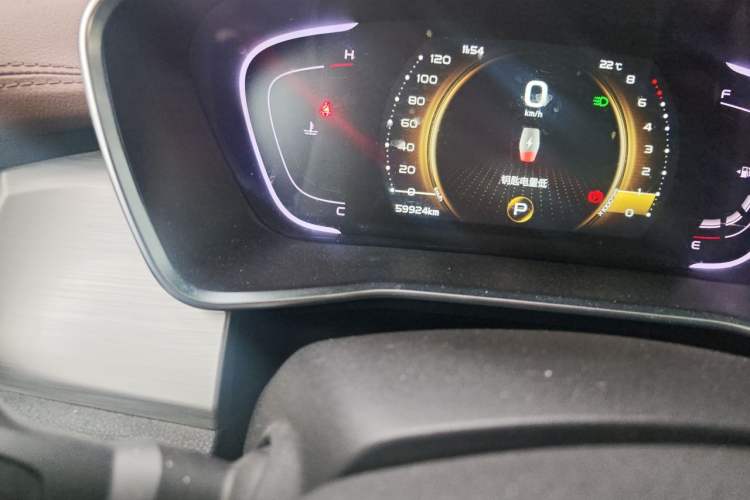 Used Geely Auto Coolray 2019 260T DCT Explorer China VI Standard Odometer Close Up