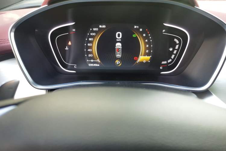 Used Geely Auto Coolray 2019 Sport Model 260T DCT Patrol China V Standard Odometer Close Up