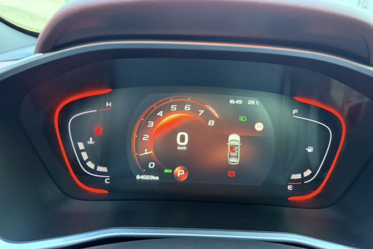 Used Geely Auto Coolray 2019 Sport Model 260T DCT Battle China V Standard Odometer Close Up