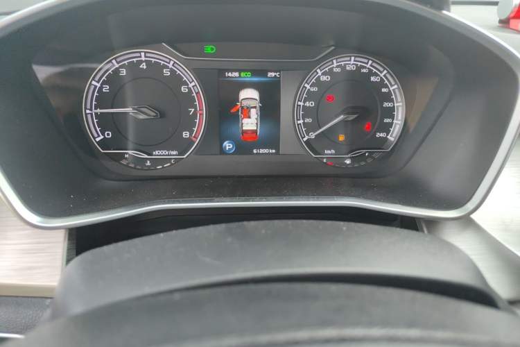 Used Geely Auto Coolray 2019 260T DCT Knight China V Standard Odometer Close Up