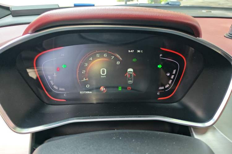 Used Geely Auto Coolray 2019 Sport Model 260T DCT Battle China V Standard Odometer Close Up