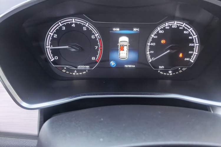 Used Geely Auto Coolray 2019 260T DCT Knight China VI Standard Odometer Close Up