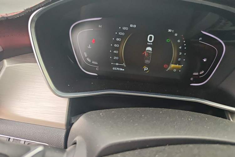 Used Geely Auto Coolray 2019 260T DCT Explorer China VI Standard Odometer Close Up