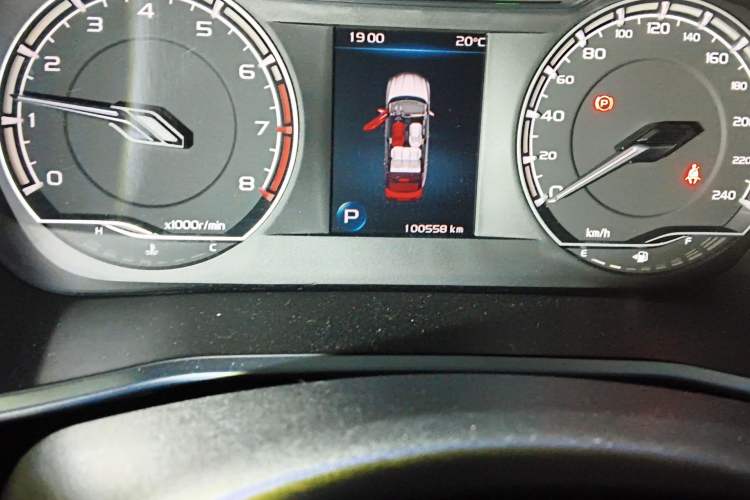 Used Geely Auto Coolray 2019 260T DCT Knight China VI Standard Odometer Close Up