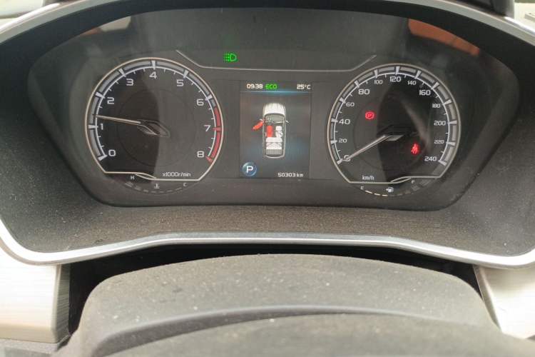 Used Geely Auto Coolray 2019 260T DCT Knight China V Standard Odometer Close Up