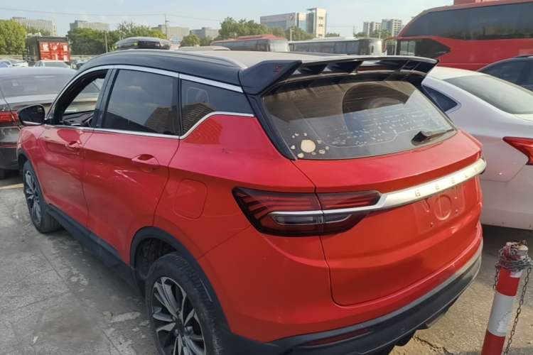 Used Geely Auto Coolray 2019 Sport Model 260T DCT Patrol China V Standard Rear Left 45 Deg