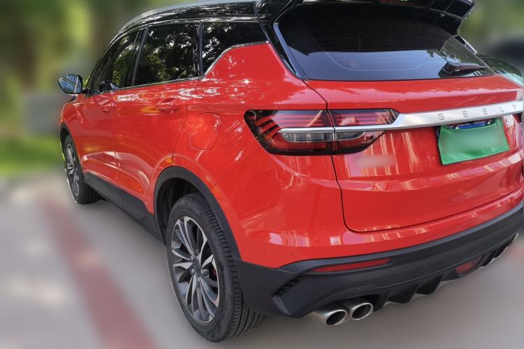 Used Geely Auto Coolray 2019 Sport Model 260T DCT Patrol China V Standard Rear Left 45 Deg