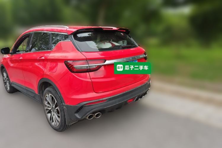 Used Geely Auto Coolray 2019 Sport Model 260T DCT Battle China V Standard Rear Left 45 Deg