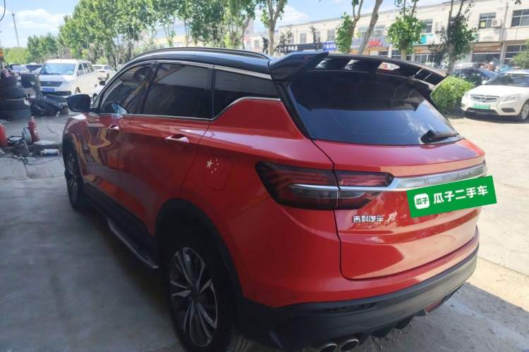 Used Geely Auto Coolray 2019 Sport Model 260T DCT Battle China V Standard Rear Left 45 Deg