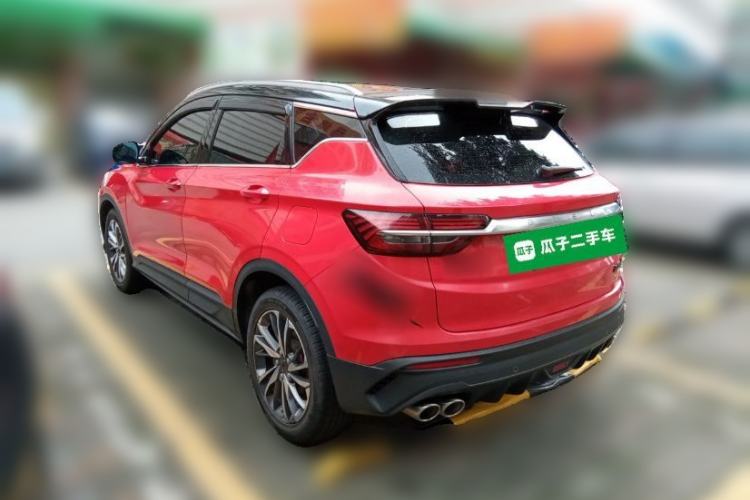 Used Geely Auto Coolray 2019 Sport Model 260T DCT Patrol China V Standard Rear Left 45 Deg