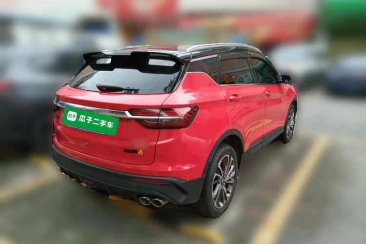 Used Geely Auto Coolray 2019 Sport Model 260T DCT Patrol China V Standard Rear Right 45 Deg