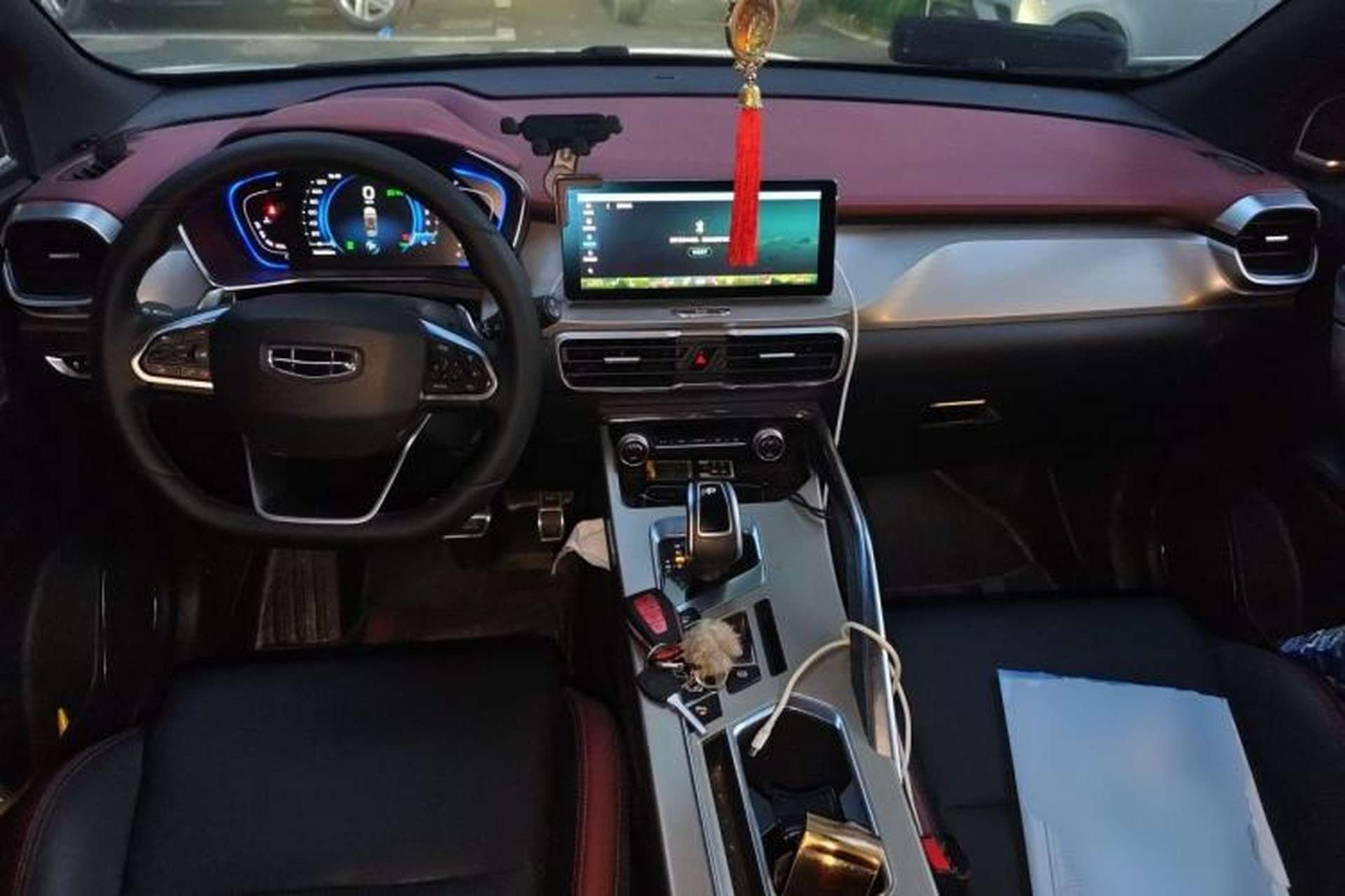 Used Geely Auto Coolray 2019 Sport Model 260T DCT Battle China V Standard Center Console