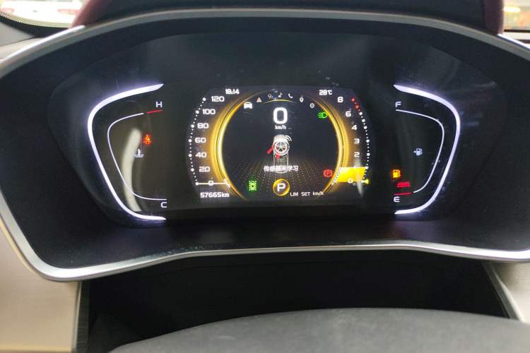 Used Geely Auto Coolray 2019 Sport Version 260T DCT Battle China VI Standard Instrument Cluster