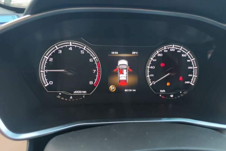 Used Geely Auto Coolray 2019 260T DCT Knight China VI Standard Instrument Cluster