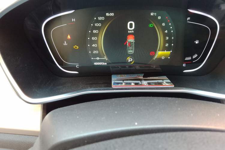 Used Geely Auto Coolray 2019 260T DCT Knight China VI Standard Odometer Close Up