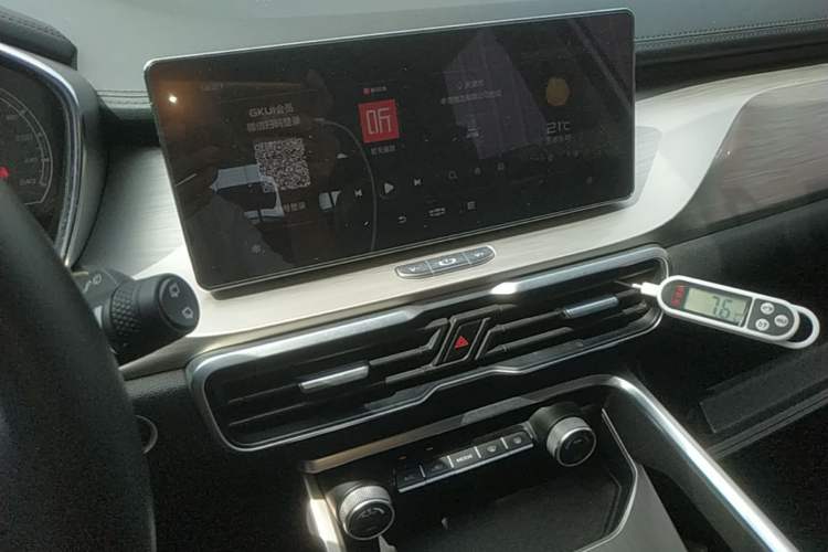 Used Geely Auto Coolray 2019 260T DCT Knight China VI Standard Audio And AC Panel