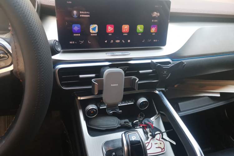 Used Geely Auto Coolray 2019 260T DCT Explorer China VI Standard Audio And AC Panel