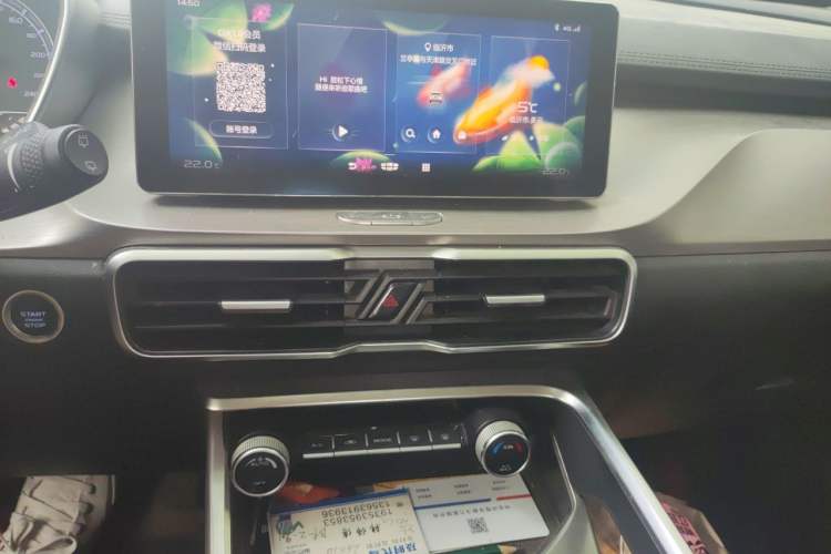 Used Geely Auto Coolray 2019 260T DCT Explorer China VI Standard Audio And AC Panel