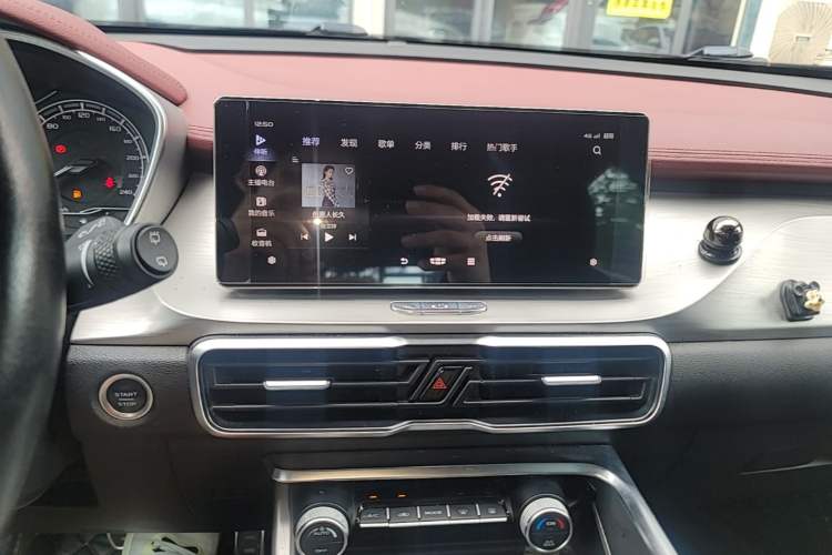 Used Geely Auto Coolray 2019 260T DCT Knight China VI Standard Audio And AC Panel