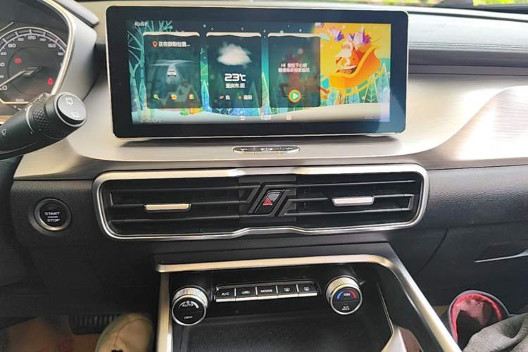 Used Geely Auto Coolray 2019 260T DCT Knight China VI Standard Audio And AC Panel