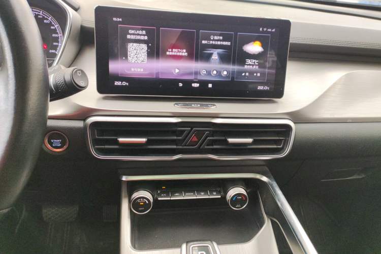 Used Geely Auto Coolray 2019 260T DCT Knight China VI Standard Audio And AC Panel