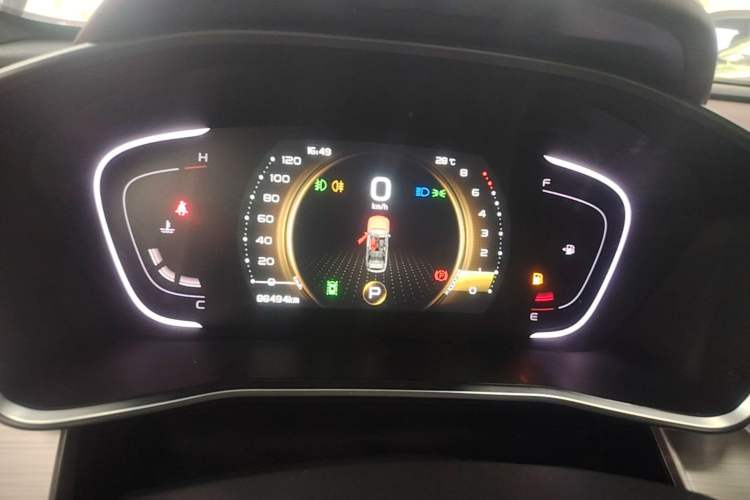 Used Geely Auto Coolray 2019 Sport Version 260T DCT Battle China VI Standard Instrument Cluster