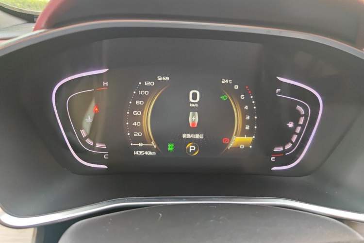Used Geely Auto Coolray 2019 Sport Model 260T DCT Battle China V Standard Instrument Cluster