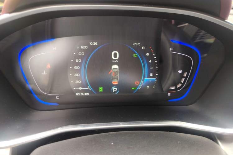 Used Geely Auto Coolray 2019 Sport Version 260T DCT Battle China VI Standard Instrument Cluster