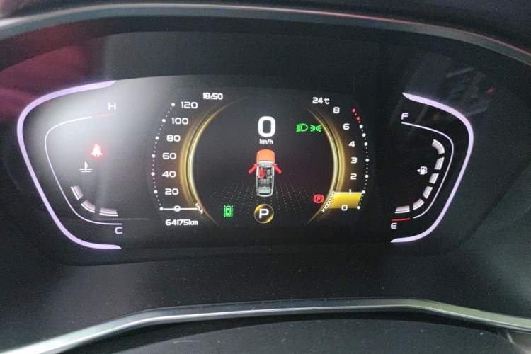 Used Geely Auto Coolray 2019 Sport Version 260T DCT Battle China VI Standard Instrument Cluster