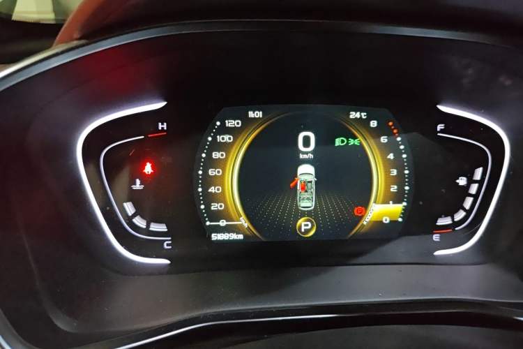 Used Geely Auto Coolray 2019 Sport Model 260T DCT Patrol China V Standard Instrument Cluster