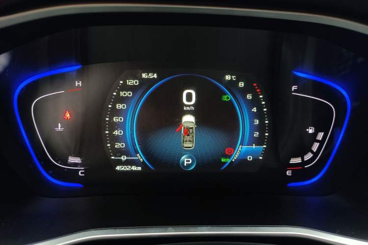 Used Geely Auto Coolray 2019 Sport Model 260T DCT Patrol China V Standard Instrument Cluster