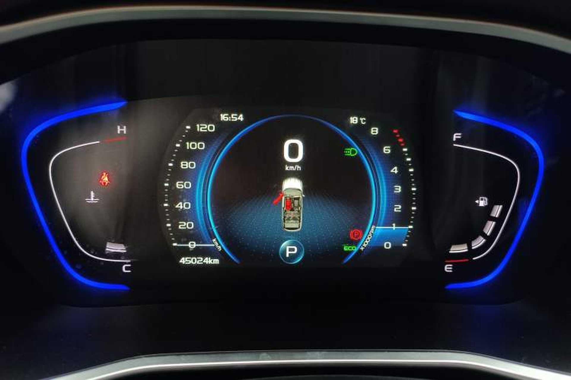Used Geely Auto Coolray 2019 Sport Model 260T DCT Patrol China V Standard Instrument Cluster
