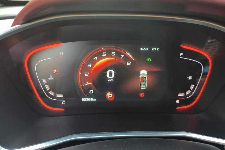 Used Geely Auto Coolray 2019 Sport Model 260T DCT Patrol China V Standard Instrument Cluster