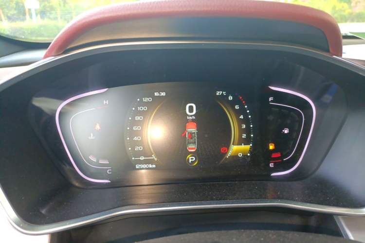 Used Geely Auto Coolray 2019 Sport Version 260T DCT Battle China VI Standard Instrument Cluster